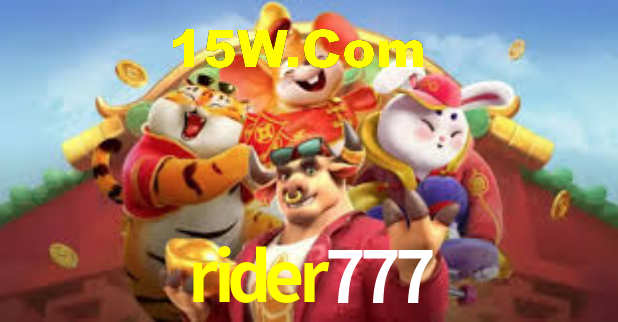 rider777 App Interface